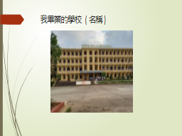 我畢業的學校 (名稱)